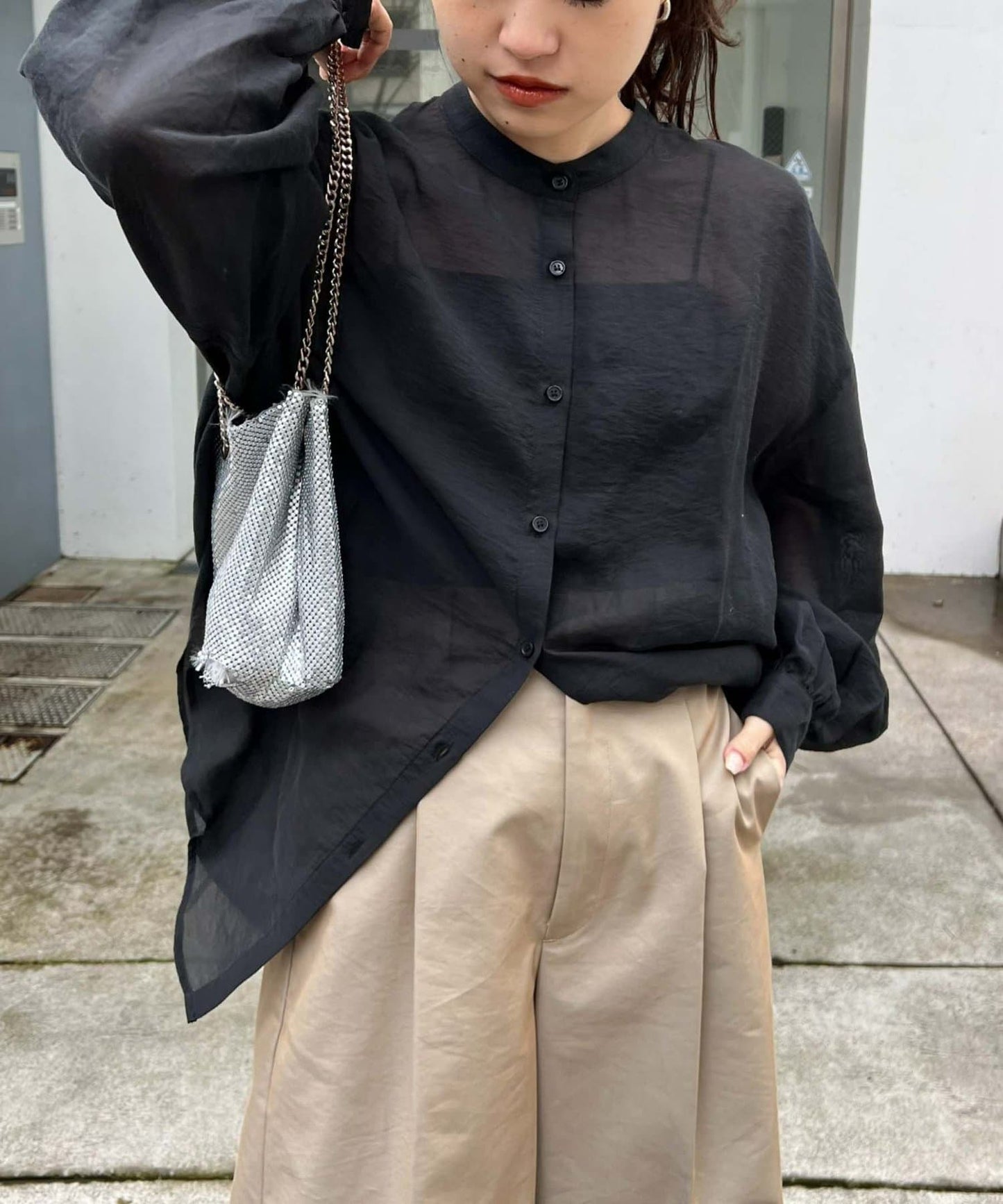 透明領帶襯衫