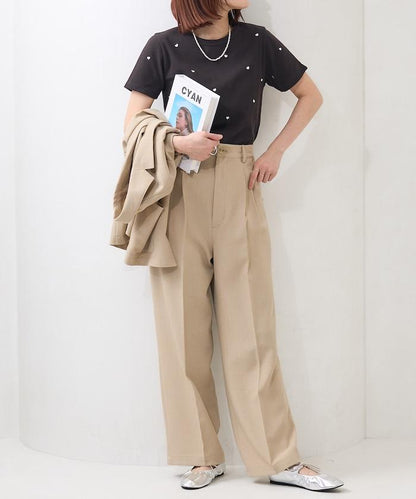 迷你愛心刺繡T恤