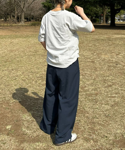 【UNISEX】信息印花短袖T恤