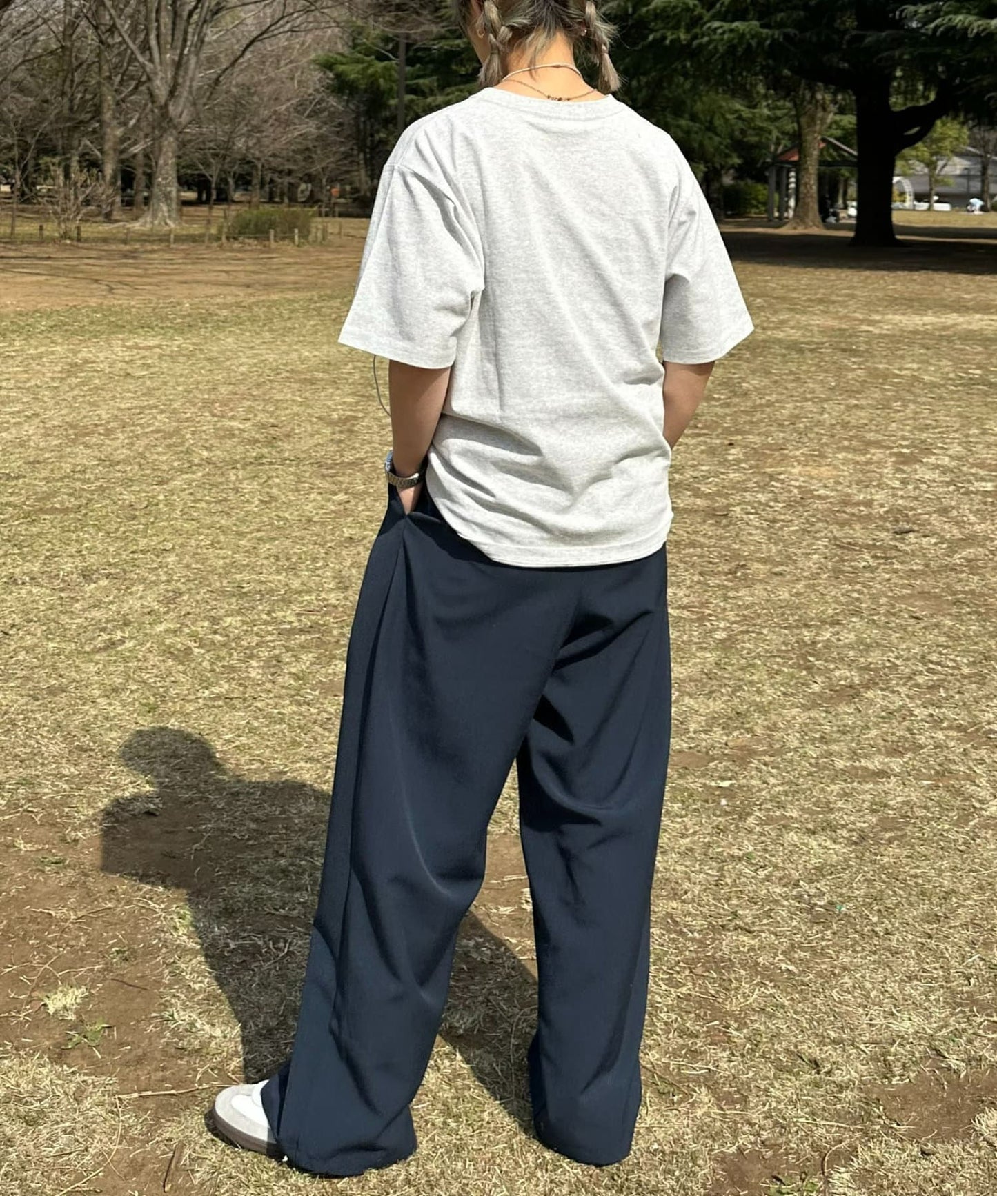 【UNISEX】信息印花短袖T恤