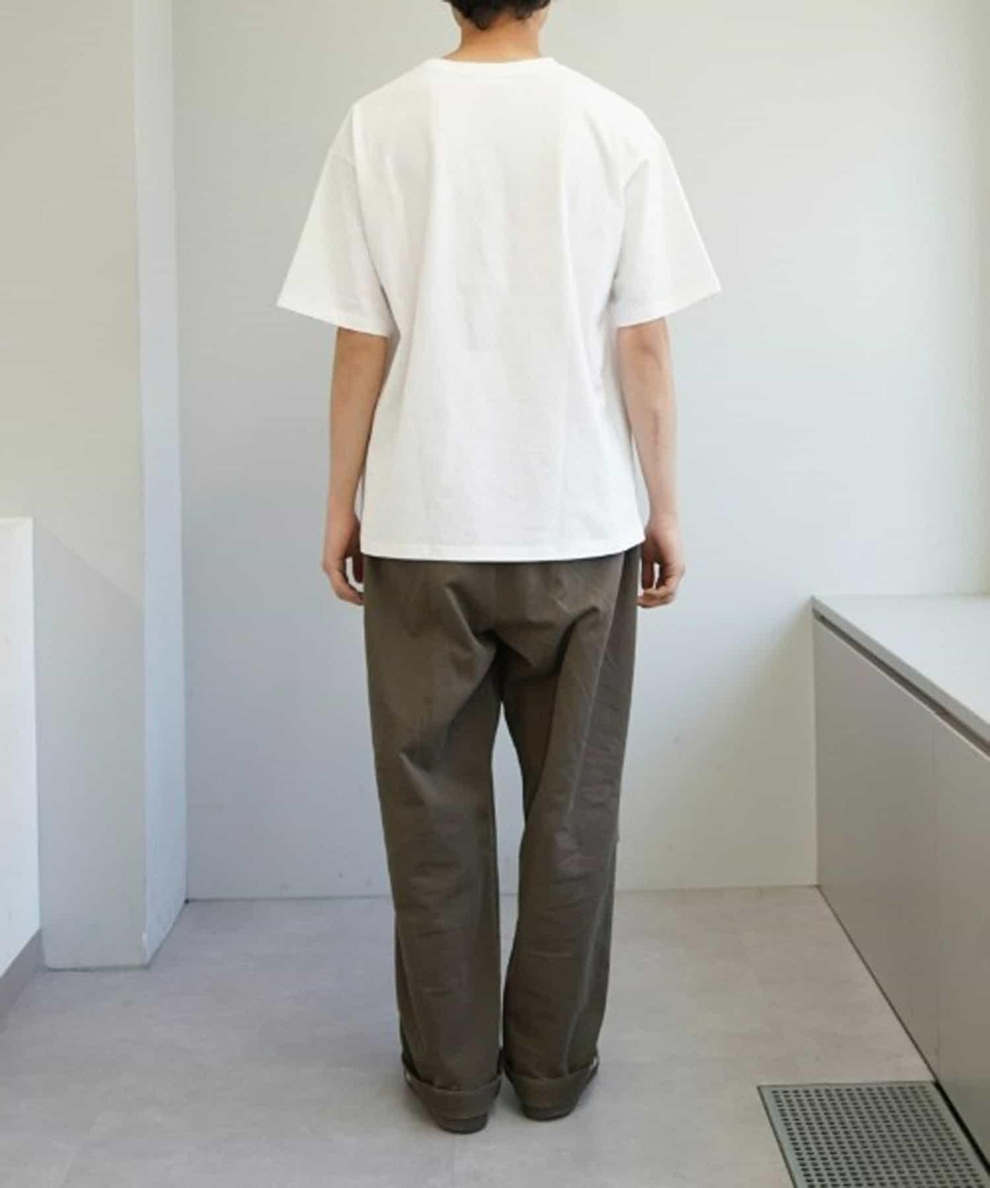 【UNISEX】信息印花短袖T恤