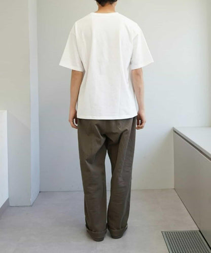 【UNISEX】信息印花短袖T恤