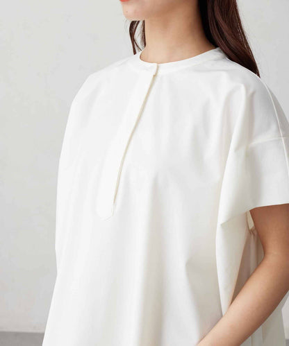 360度彈力肩褶抽繩套頭衫