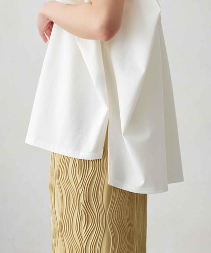 360度彈力肩褶抽繩套頭衫