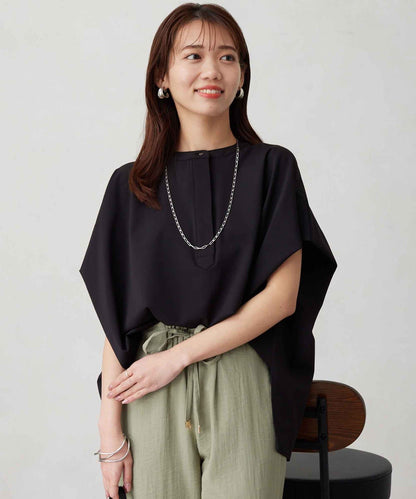 360度彈力肩褶抽繩套頭衫