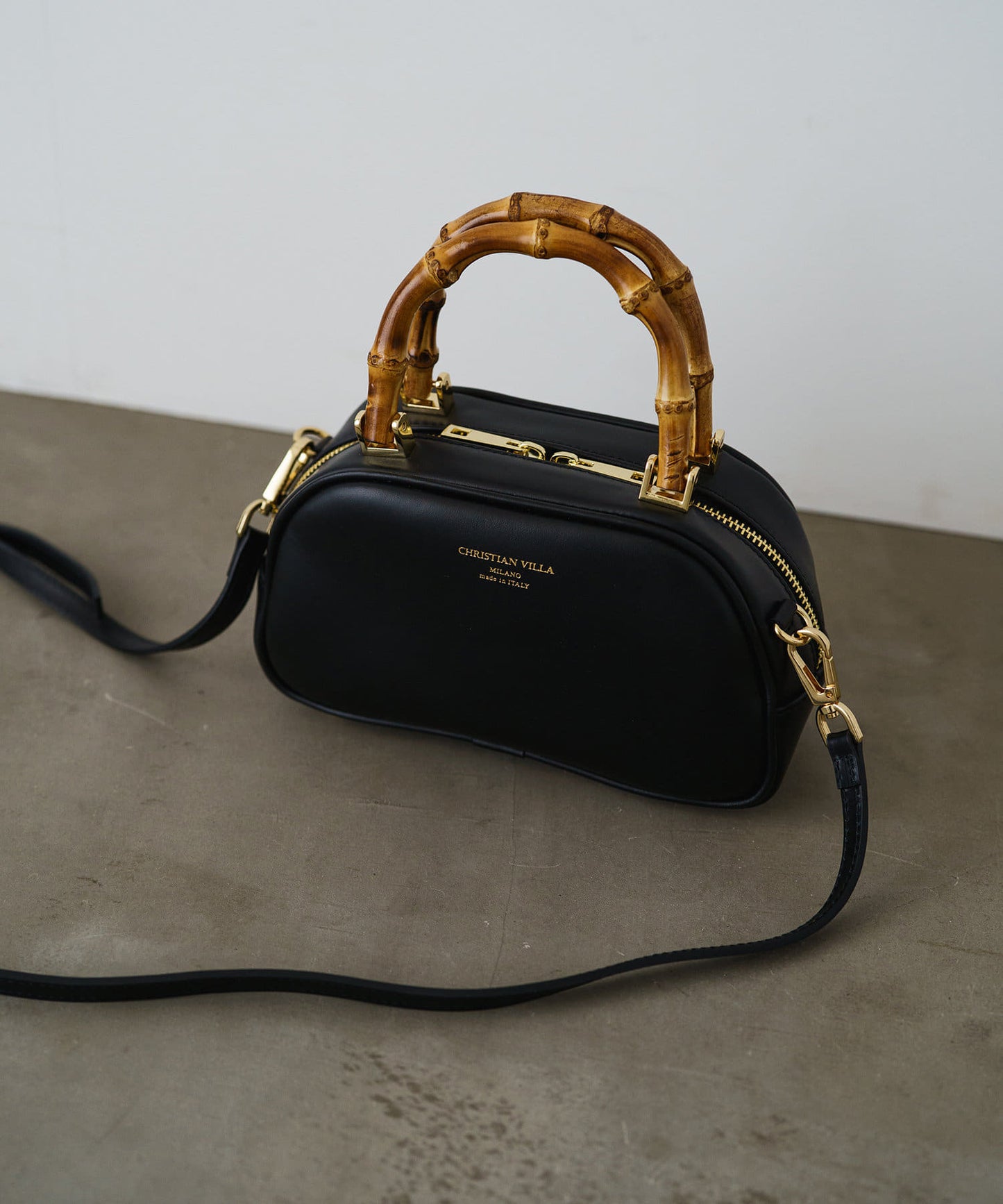 【CHRISTIAN VILLA/克里斯汀 維拉】迷你竹編包