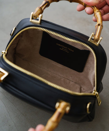 【CHRISTIAN VILLA/克里斯汀 維拉】迷你竹編包