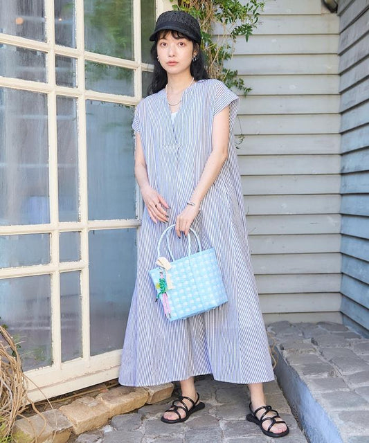 印度 煮沸 荷葉邊連衣裙<內搭吊帶裙>