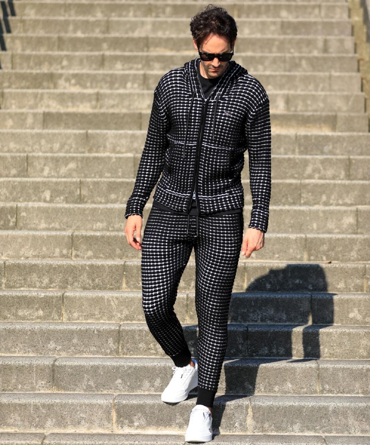 1PIU1UGUALE3 RELAX/ウノピゥ ウノ ウグァーレ トレ リラックス/ ビッグワッフル褲