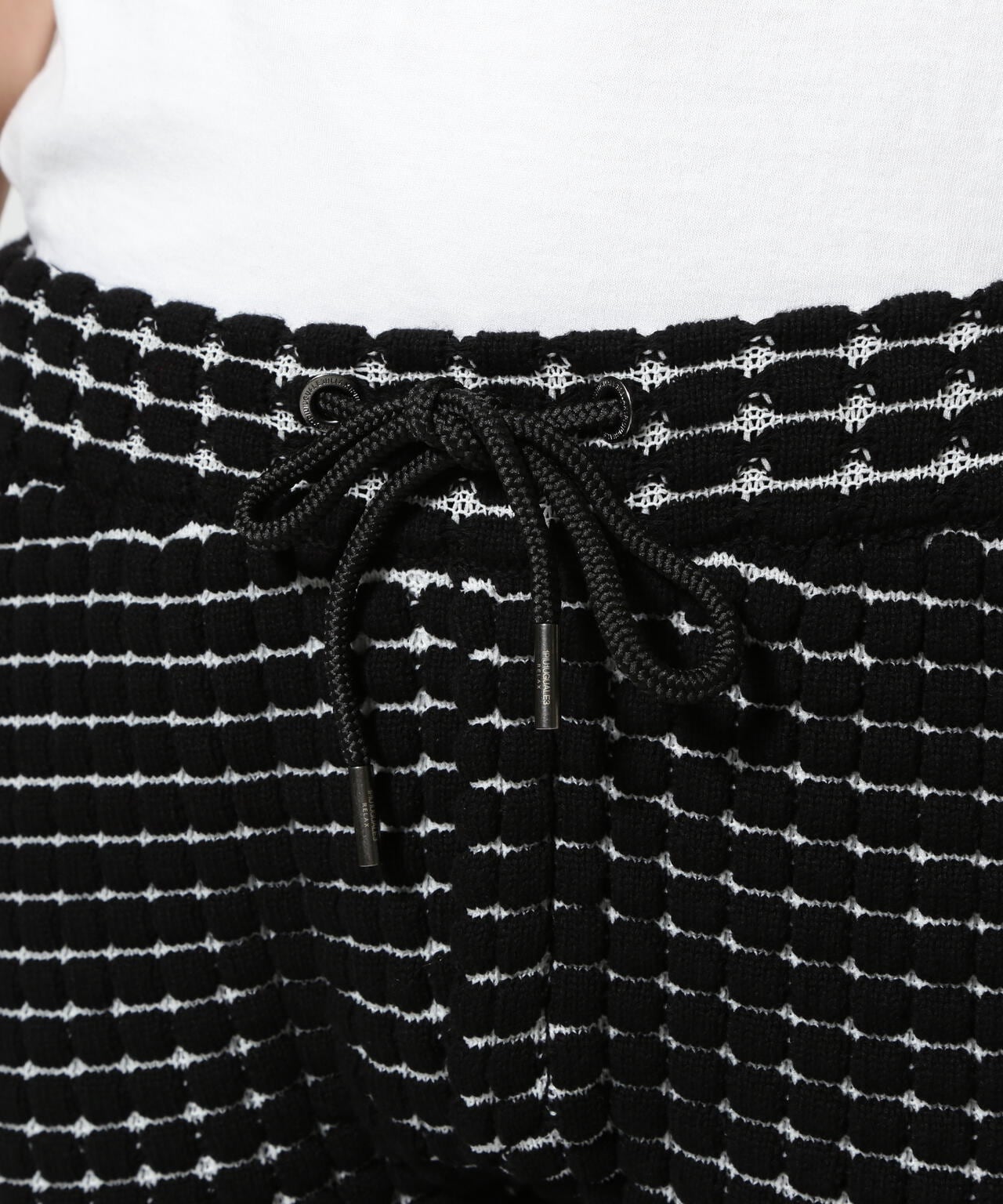 1PIU1UGUALE3 RELAX/ウノピゥ ウノ ウグァーレ トレ リラックス/ ビッグワッフル褲