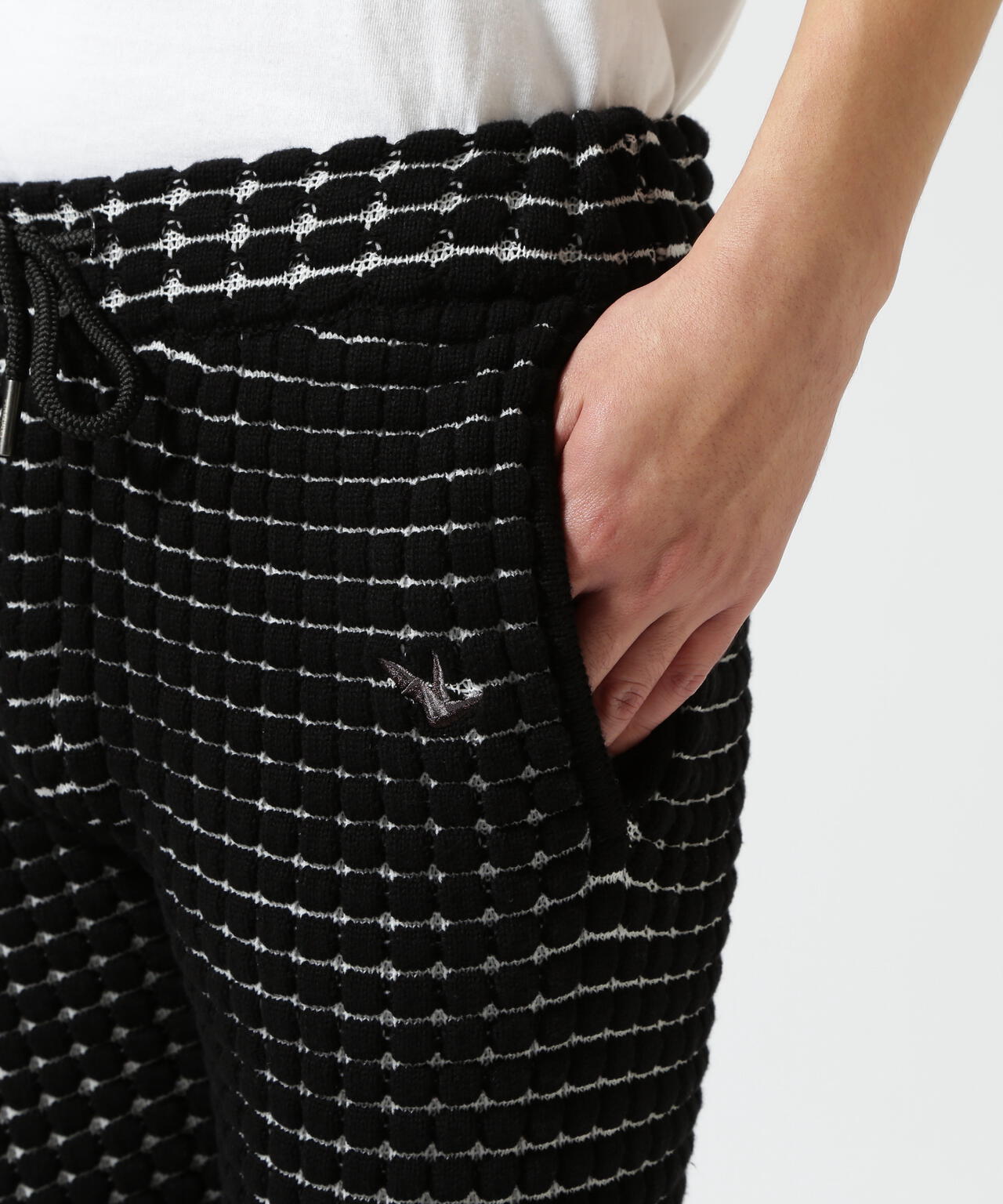 1PIU1UGUALE3 RELAX/ウノピゥ ウノ ウグァーレ トレ リラックス/ ビッグワッフル褲