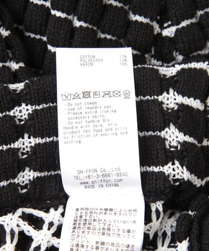 1PIU1UGUALE3 RELAX/ウノピゥ ウノ ウグァーレ トレ リラックス/ ビッグワッフル褲