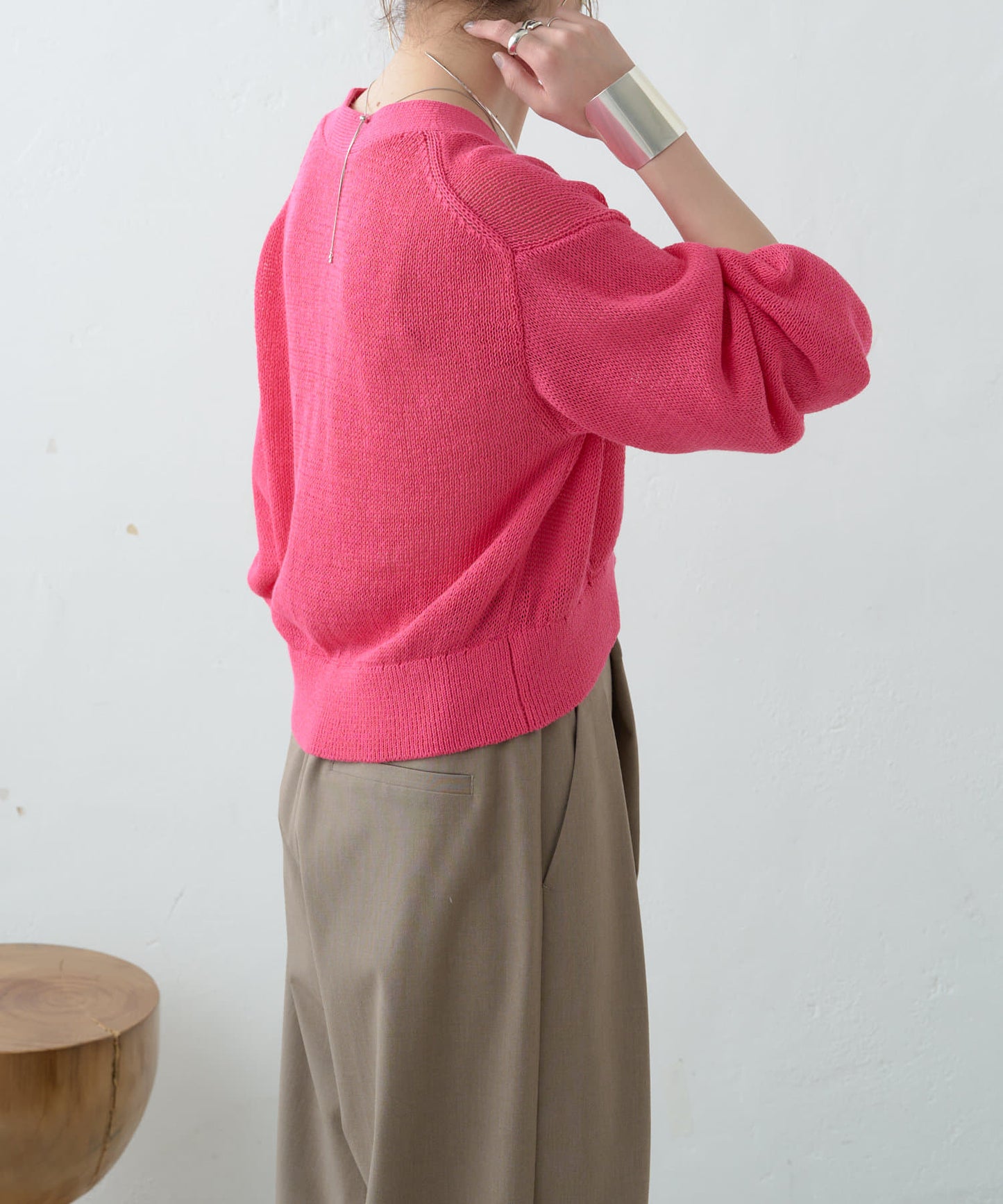 5G幹練棉短款開衫