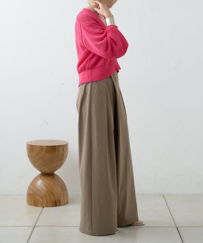 5G幹練棉短款開衫