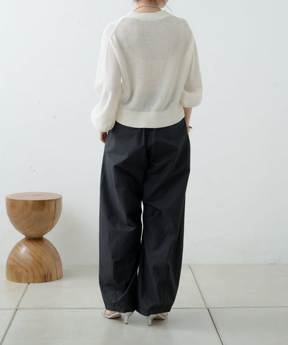 5G幹練棉短款開衫