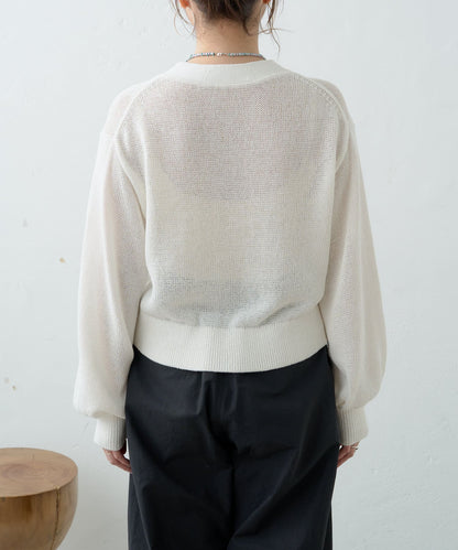 5G幹練棉短款開衫