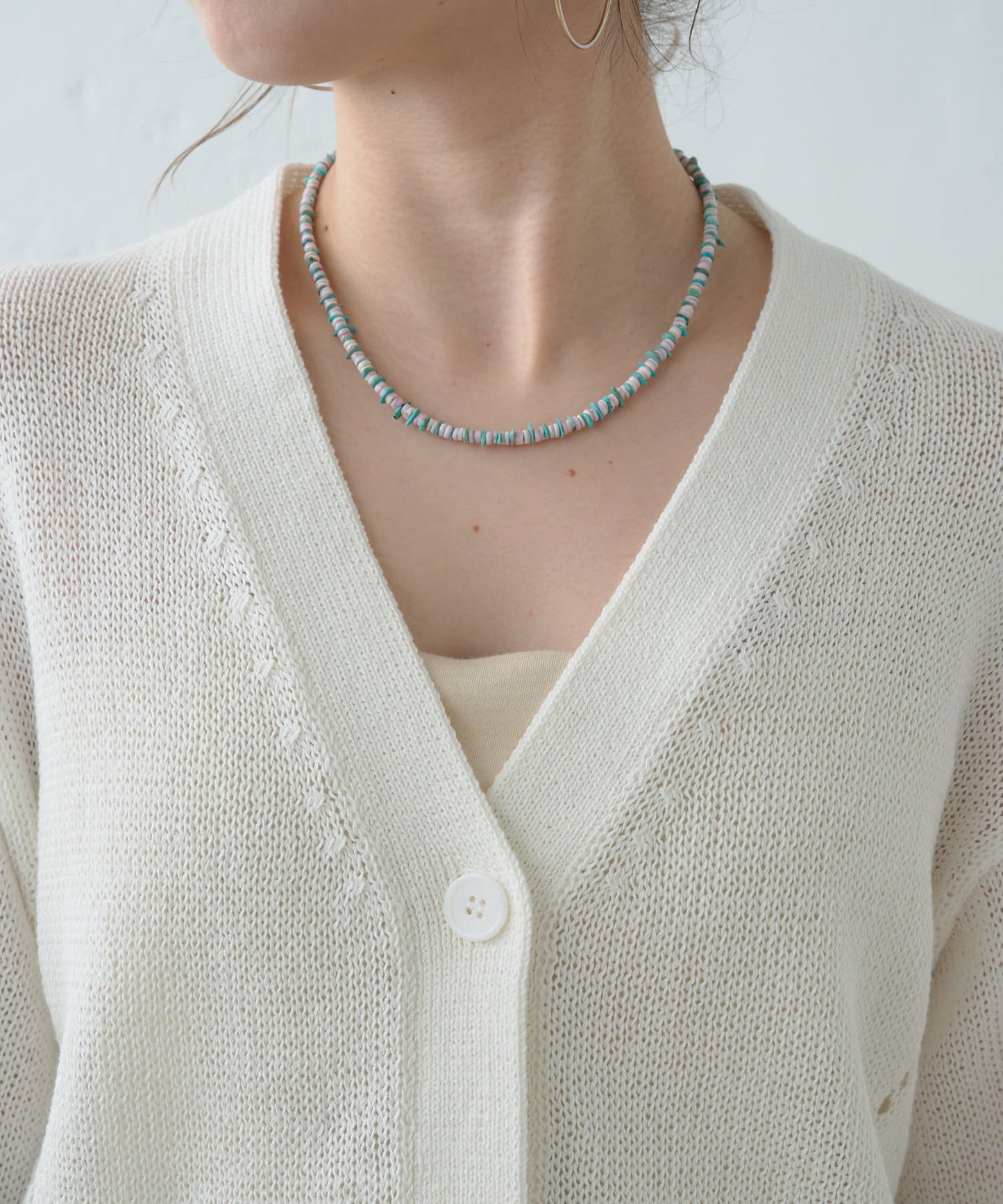 5G幹練棉短款開衫