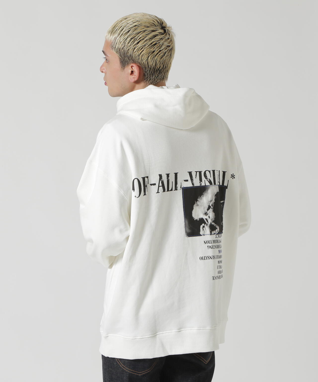 A4A/艾福艾/STITCH SWEAT HOODIE/連帽衛衣