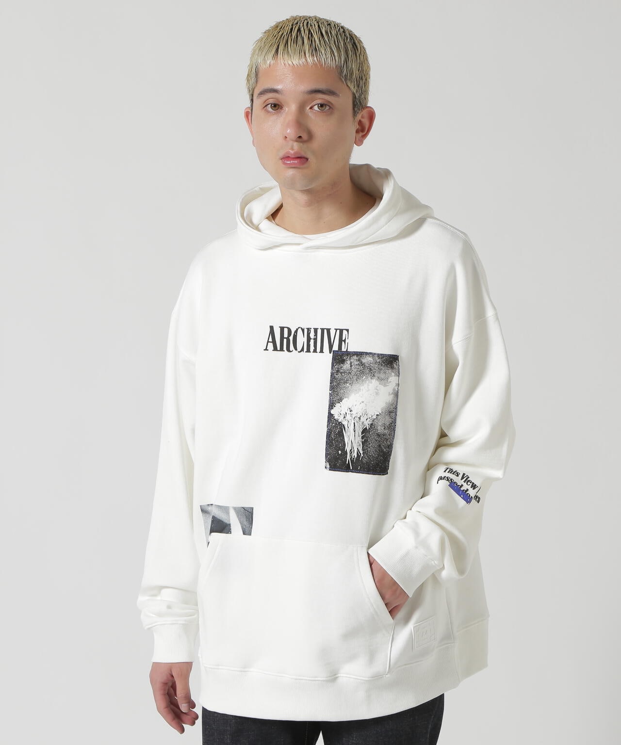 A4A/艾福艾/STITCH SWEAT HOODIE/連帽衛衣