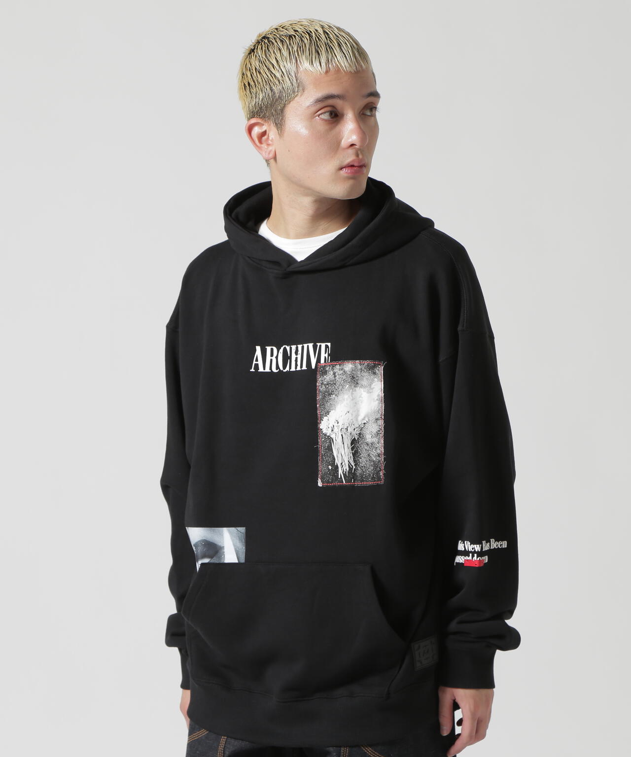 A4A/艾福艾/STITCH SWEAT HOODIE/連帽衛衣