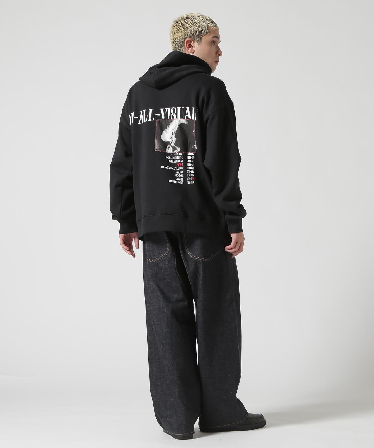 A4A/艾福艾/STITCH SWEAT HOODIE/連帽衛衣