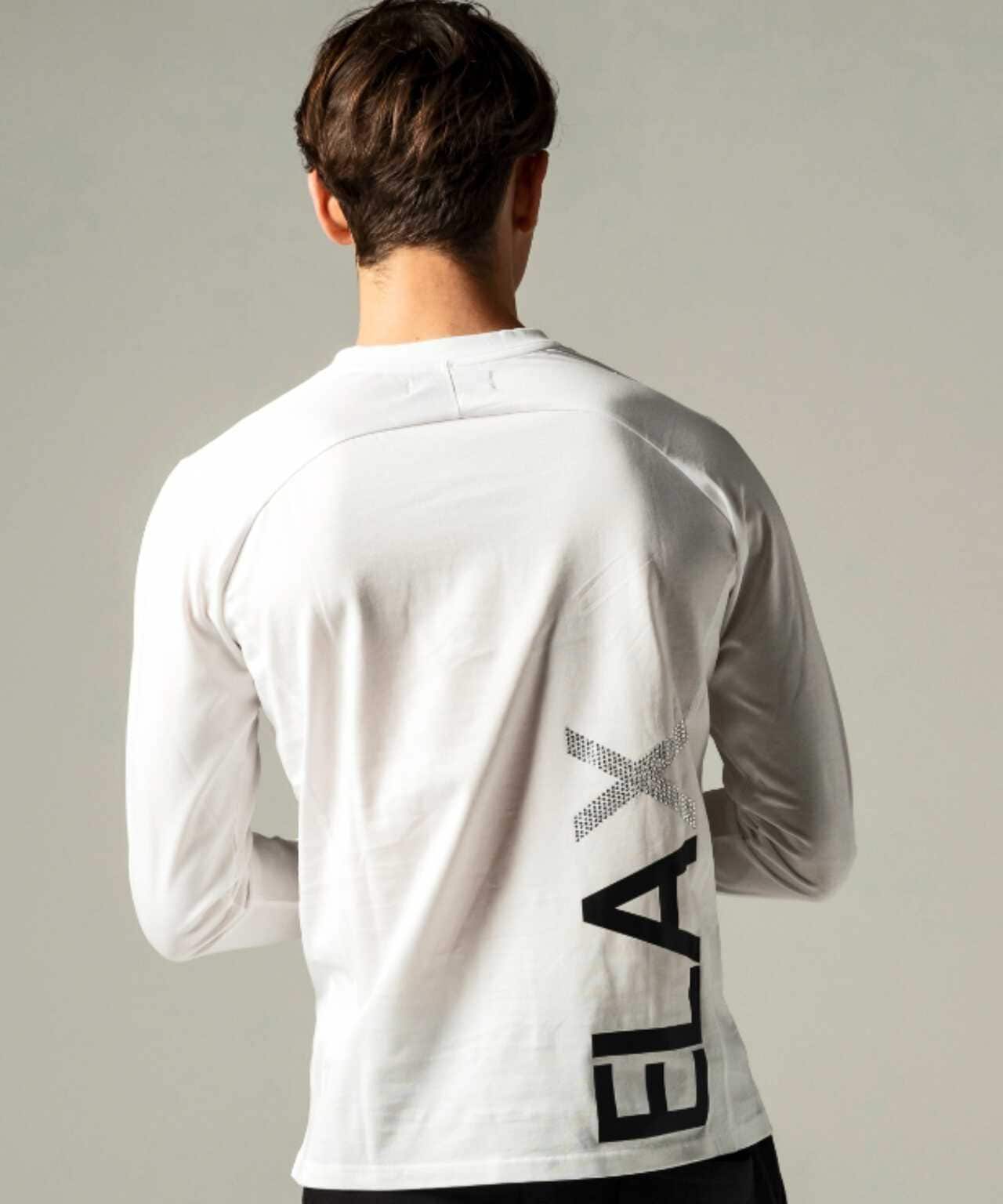 1PIU1UGUALE3 RELAX/豎標長袖T恤