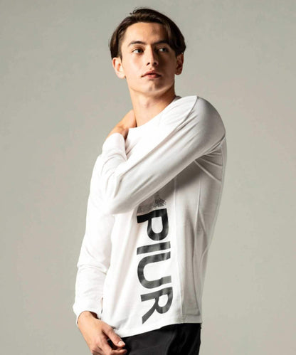 1PIU1UGUALE3 RELAX/豎標長袖T恤