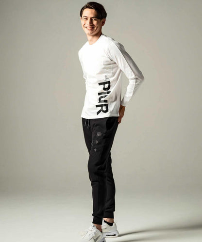 1PIU1UGUALE3 RELAX/豎標長袖T恤