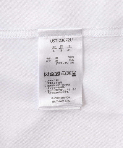 1PIU1UGUALE3 RELAX/豎標長袖T恤