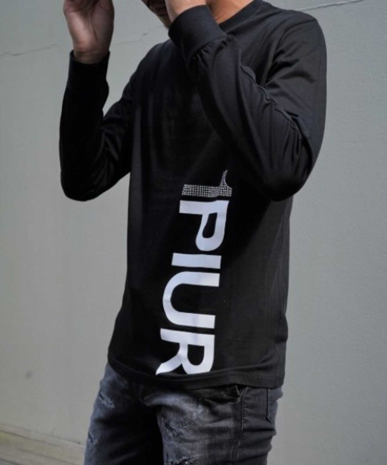 1PIU1UGUALE3 RELAX/豎標長袖T恤