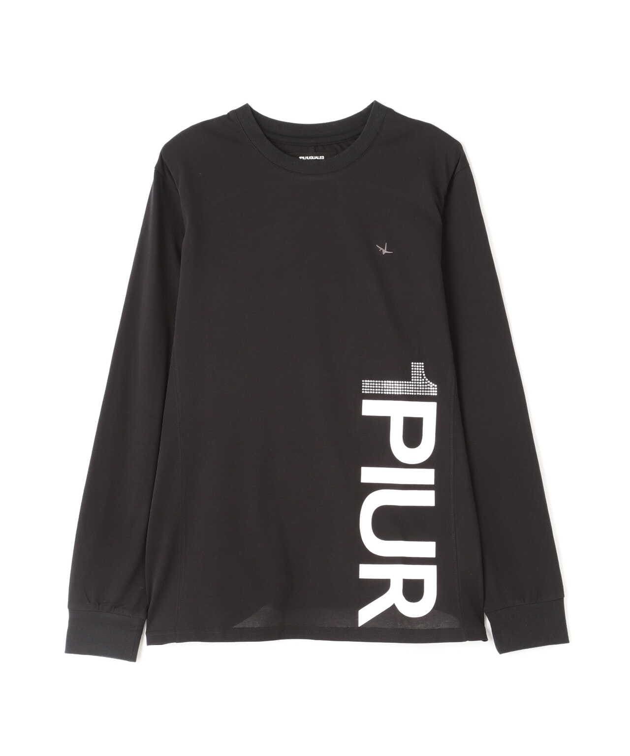 1PIU1UGUALE3 RELAX/豎標長袖T恤