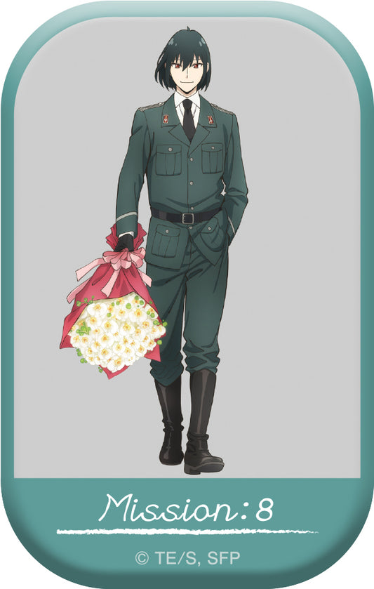 《間諜過家家》_方形罐徽章/任務:8 「對抗秘密警察偽裝作戰」