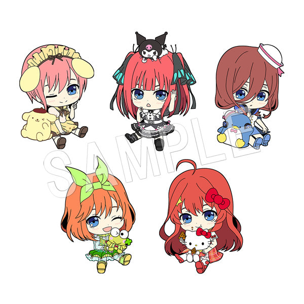 《五等分的新娘》×《三麗歐》扁平娘交易橡膠掛繩 1個