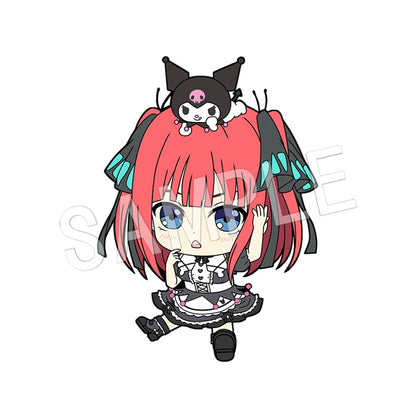 《五等分的新娘》×《三麗歐》- 平面女孩交易橡膠掛繩【全套裝盒】