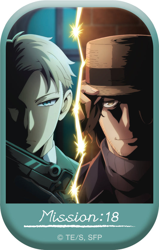 《間諜過家家》_方形罐徽章/任務:18「家庭教師的叔叔/＜東雲＞」