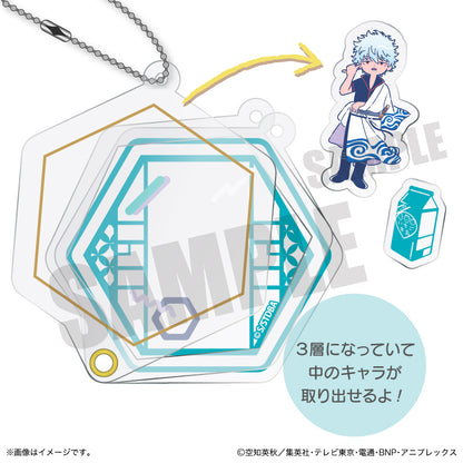 《銀魂》鈴鈴響亞克力鑰匙扣 D 定春