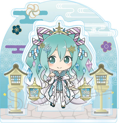 《初音未來》_百鬼夜行 場景亞克力立牌 雪女