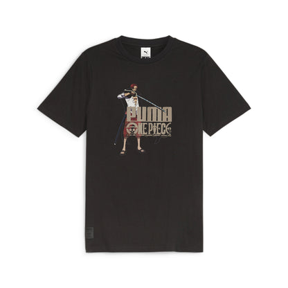 PUMA X  ONE PIECE _XL尺寸_圖案 T恤／【香克斯】／PUMA黑色