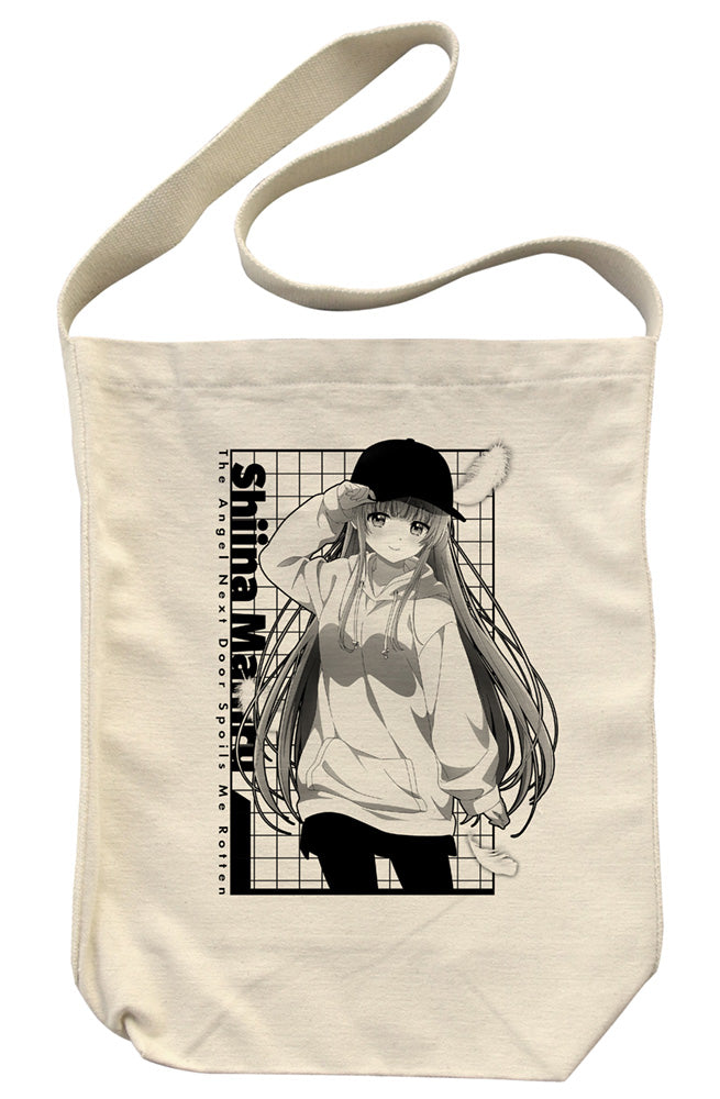 《關於我在無意間被隔壁的天使變成廢柴這件事》_椎名真晝 肩背袋 休閒時尚版/NATURAL