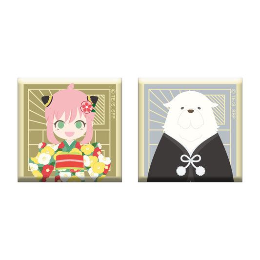 《間諜過家家》_方形罐徽章2個套裝／ 安雅·邦德