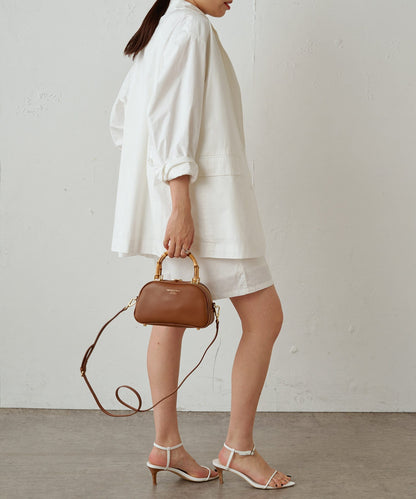 【CHRISTIAN VILLA/克里斯汀 維拉】迷你竹編包