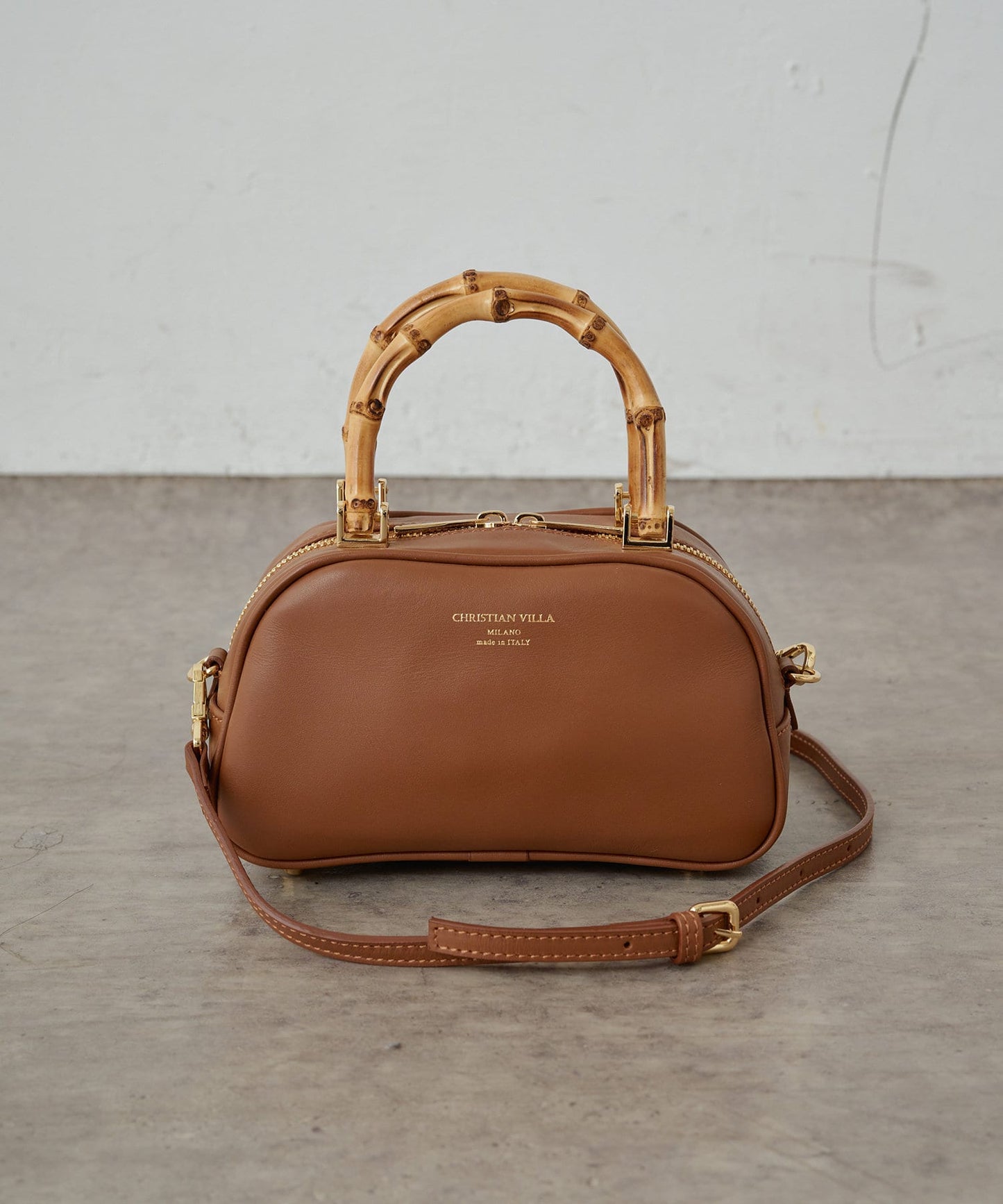 【CHRISTIAN VILLA/克里斯汀 維拉】迷你竹編包