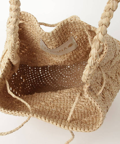 【IVAHONA/伊巴奧娜】蕾絲草提包肩包