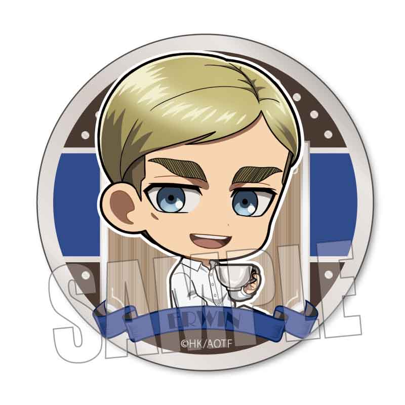 《進擊的巨人》徽章/艾爾文·史密斯 茶歇版