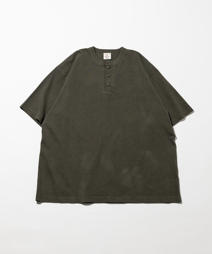 10.5盎司 重量無側縫 圓領 顏料T恤 美國棉