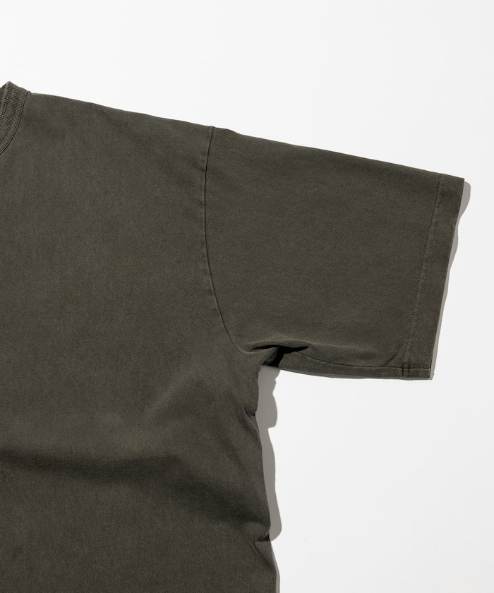 10.5盎司 重量無側縫 圓領 顏料T恤 美國棉