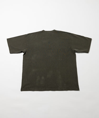 10.5盎司 重量無側縫 圓領 顏料T恤 美國棉