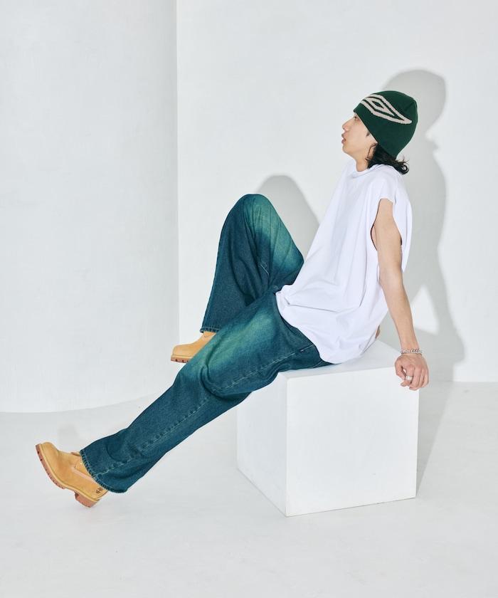 寬鬆版型 下垂肩 無袖 圓領T恤