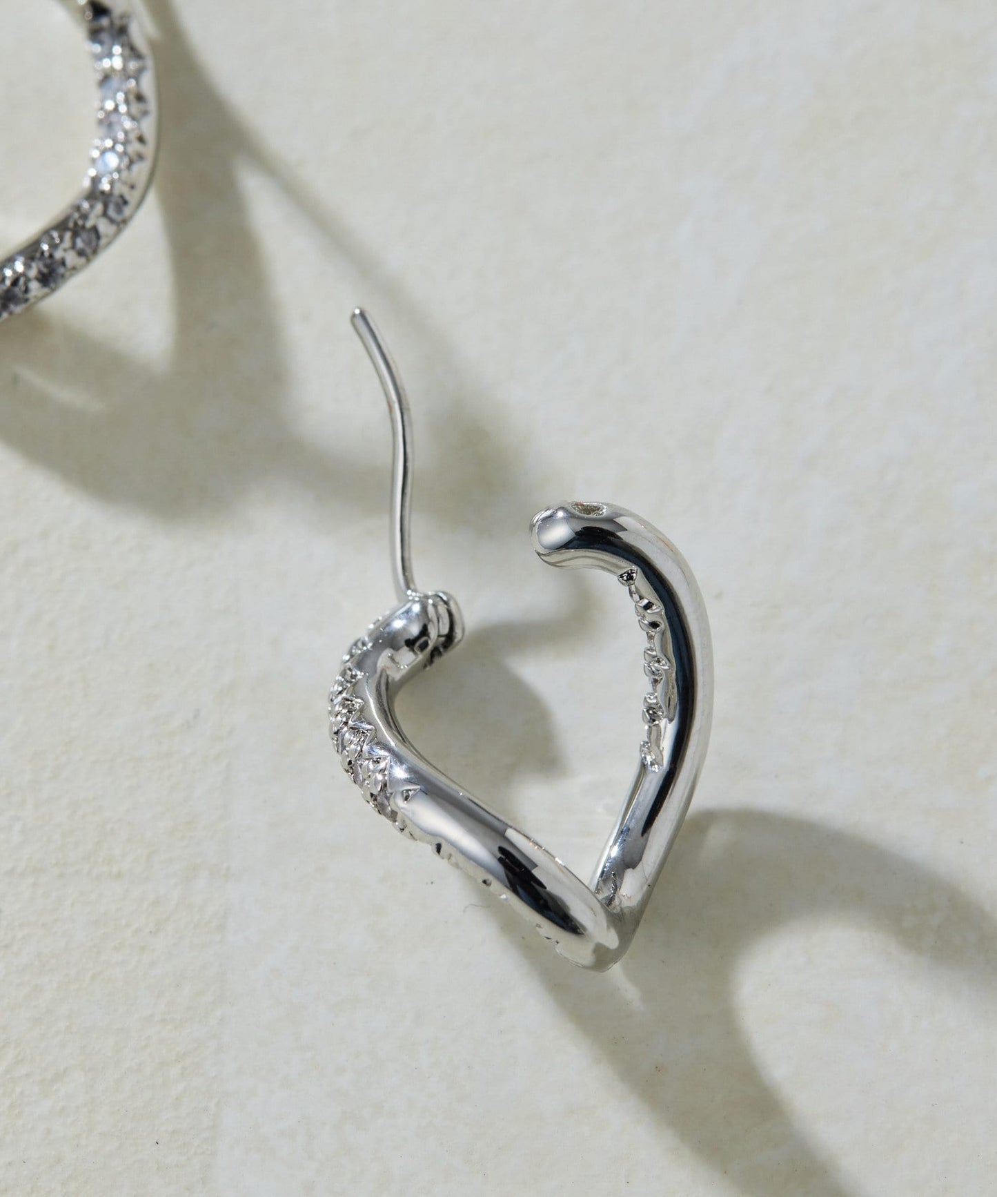 《鋯石使用》鑲嵌扭曲耳環