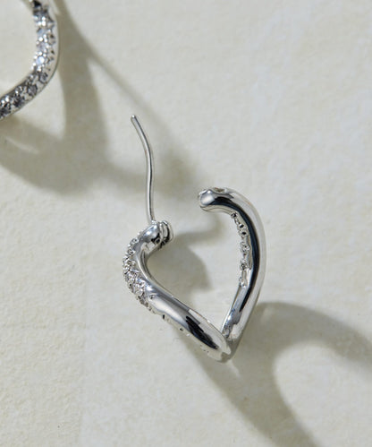 《鋯石使用》鑲嵌扭曲耳環